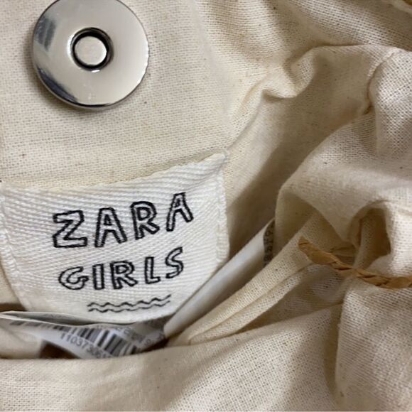 Zara/H&M  Girls Beige Straw Bag & Hat(6-8yrs) - Picture 7 of 8